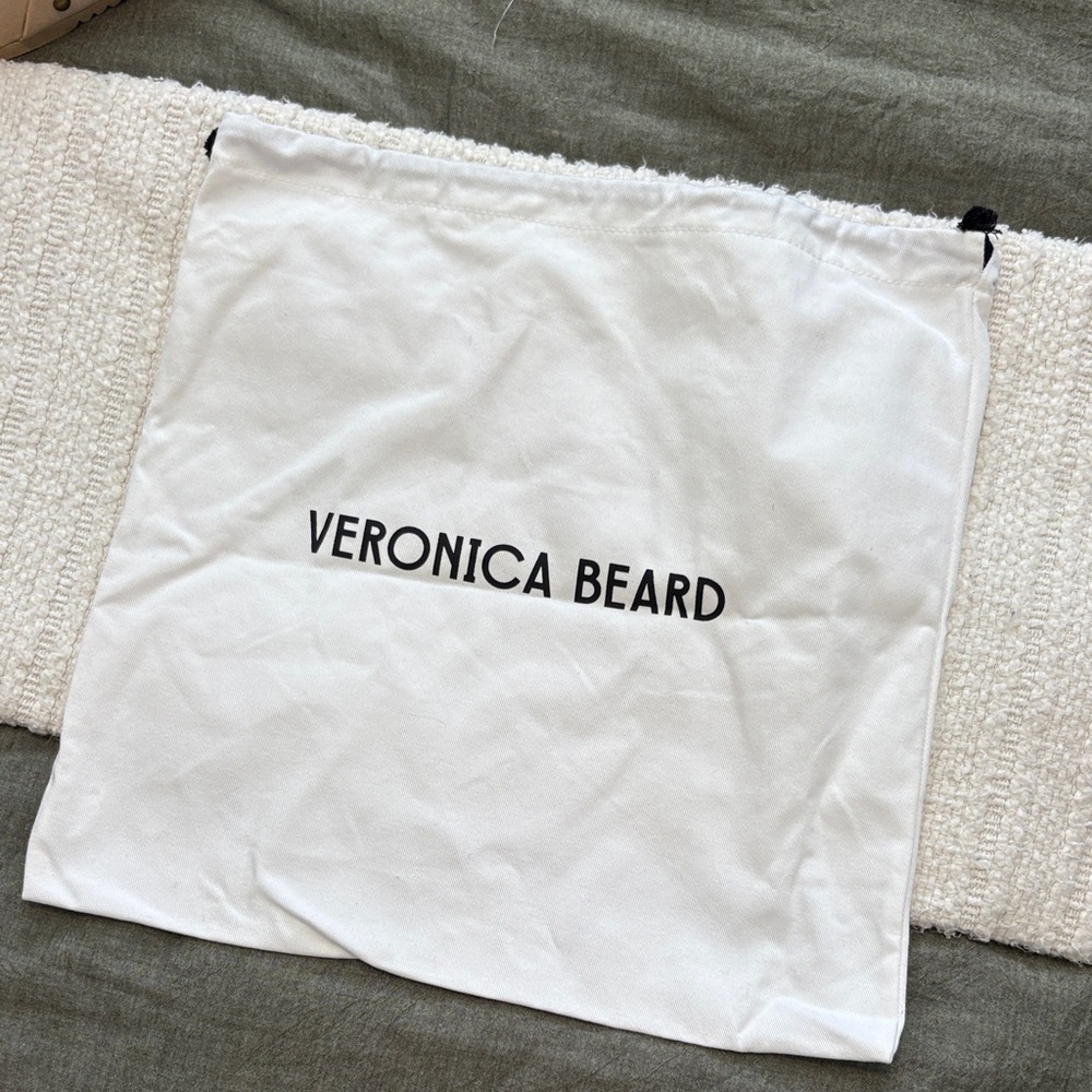 Veronica Beard White Storage Bag